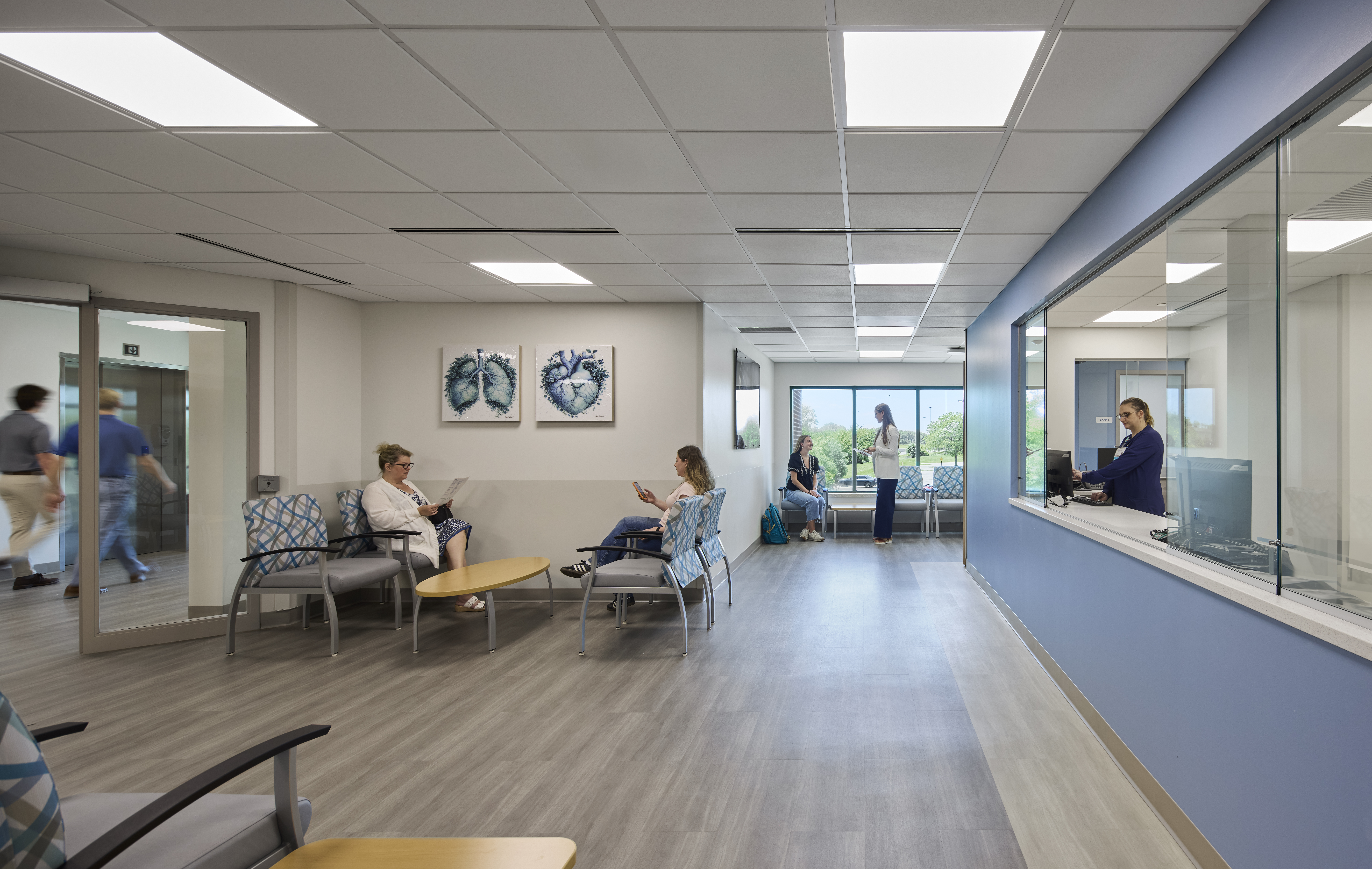 waiting room of Mercy Health — Fallen Timbers Cardiology